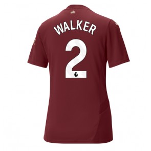 Manchester City Kyle Walker #2 Rezervni Dres za Ženska 2024-25 Kratak Rukavima